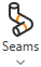 Seams button
